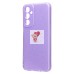 Чехол-накладка для Samsung Galaxy A16 (светло-фиолетовый) - SC328