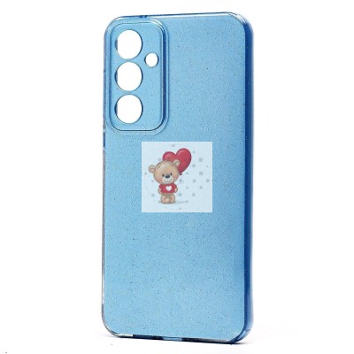 Чехол-накладка для Samsung Galaxy A55 (голубой) - SC328 Чехол-накладка для Samsung Galaxy A55 (голубой) - SC328