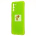Чехол-накладка для Samsung Galaxy S21FE (светло-зеленый) - SC328