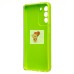 Чехол-накладка для Samsung Galaxy S21FE (светло-зеленый) - SC328
