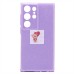Чехол-накладка для Samsung Galaxy S24 Ultra (светло-фиолетовый) - SC328