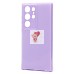 Чехол-накладка для Samsung Galaxy S24 Ultra (светло-фиолетовый) - SC328