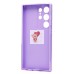 Чехол-накладка для Samsung Galaxy S24 Ultra (светло-фиолетовый) - SC328