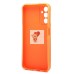 Чехол-накладка для Samsung A146 Galaxy A14 5G (MediaTek) (оранжевый) - SC328