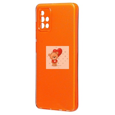 Чехол-накладка для Samsung A515 Galaxy A51 4G (оранжевый) - SC328