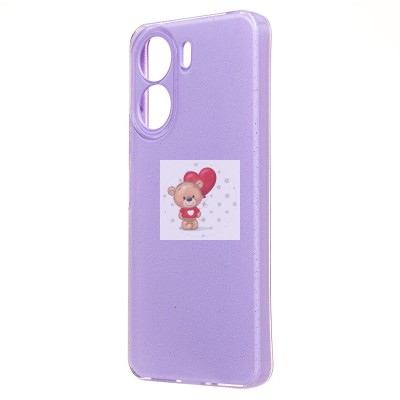 Чехол-накладка для Xiaopmi Poco C65 (светло-фиолетовый) - SC328