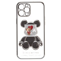 Чехол-накладка для Apple iPhone 12 Pro Max (серебяный) - SC330