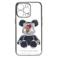 Чехол-накладка для Apple iPhone 13 Pro (серебяный) - SC330