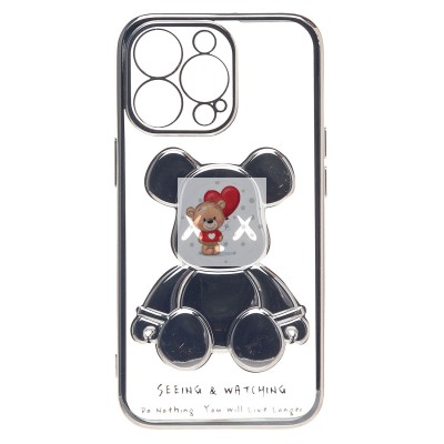 Чехол-накладка для Apple iPhone 13 Pro (серебяный) - SC330