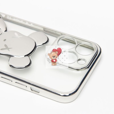 Чехол-накладка для Apple iPhone 13 Pro (серебяный) - SC330