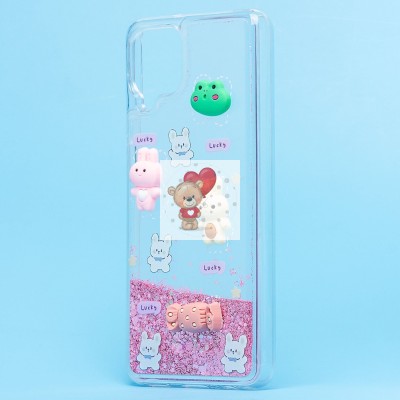 Чехол-накладка для Samsung Galaxy A12 - (003) (розовый) - SC331