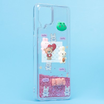 Чехол-накладка для Samsung Galaxy A12 - (003) (розовый) - SC331