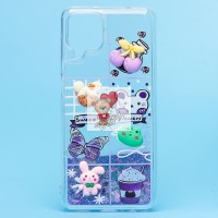 Чехол-накладка для Samsung Galaxy A12 - (003) (фиолетовый) - SC331