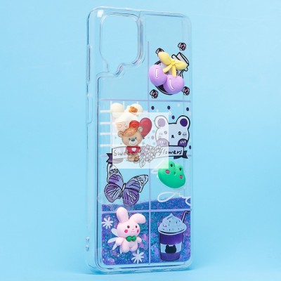 Чехол-накладка для Samsung Galaxy A12 - (003) (фиолетовый) - SC331