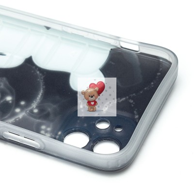 Чехол-накладка для Apple iPhone 12 (черный) - SC332