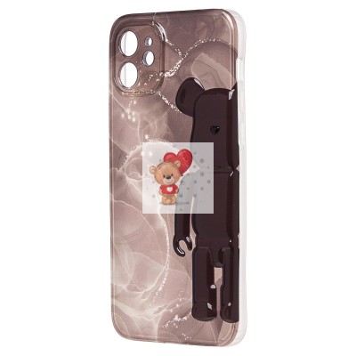 Чехол-накладка для Apple iPhone 12 (бордовый) - SC332