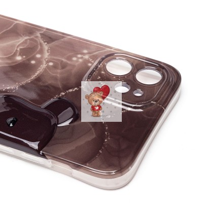 Чехол-накладка для Apple iPhone 12 (бордовый) - SC332