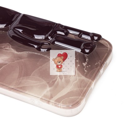 Чехол-накладка для Apple iPhone 12 (бордовый) - SC332