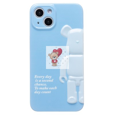 Чехол-накладка для Apple iPhone 13 (голубой) - SC332