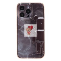 Чехол-накладка для Apple iPhone 14 Pro (бордовый) - SC332