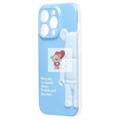 Чехол-накладка для Apple iPhone 14 Pro (голубой) - SC332