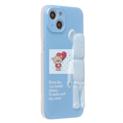 Чехол-накладка для Apple iPhone 14 (голубой) - SC332