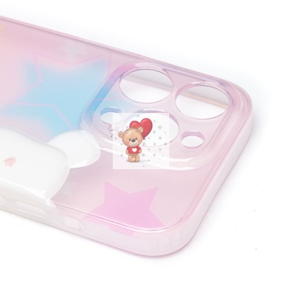 Чехол-накладка для Apple iPhone 15 Pro (многоцветный) - SC332