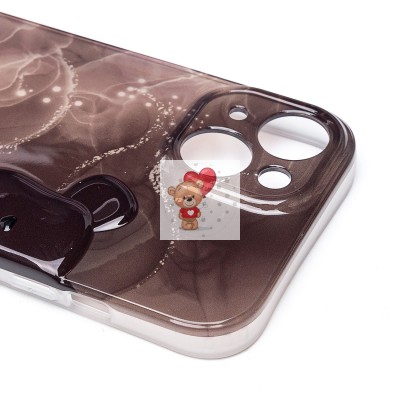 Чехол-накладка для Apple iPhone 15 (бордовый) - SC332