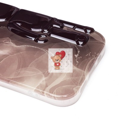 Чехол-накладка для Apple iPhone 15 (бордовый) - SC332