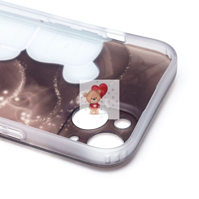 Чехол-накладка для Apple iPhone 15 (бордовый) - SC332