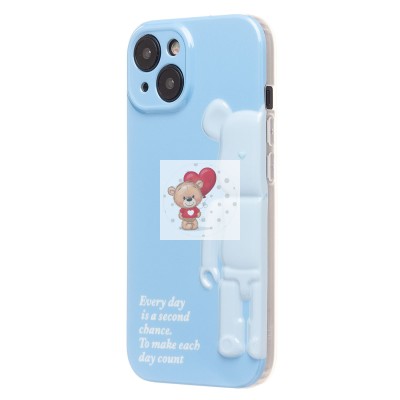 Чехол-накладка для Apple iPhone 15 (голубой) - SC332