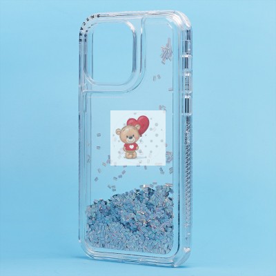 Чехол-накладка для Apple iPhone 14 Pro Max (серебяный) - SC333