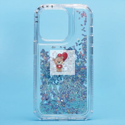 Чехол-накладка для Apple iPhone 14 Pro (серебяный) - SC333