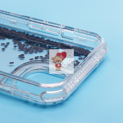 Чехол-накладка для Apple iPhone 15 Plus (черный) - SC333