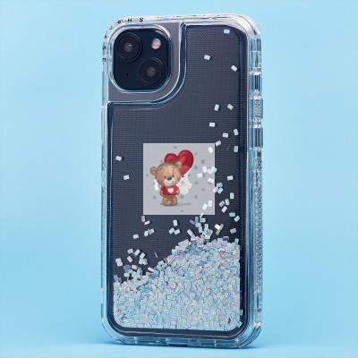 Чехол-накладка для Apple iPhone 15 Plus (серебяный) - SC333