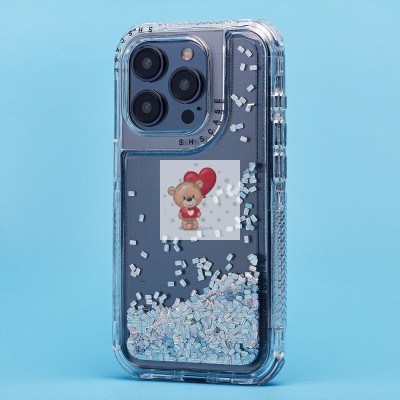 Чехол-накладка для Apple iPhone 15 Pro (серебяный) - SC333