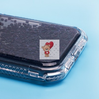 Чехол-накладка для Apple iPhone 15 (черный) - SC333