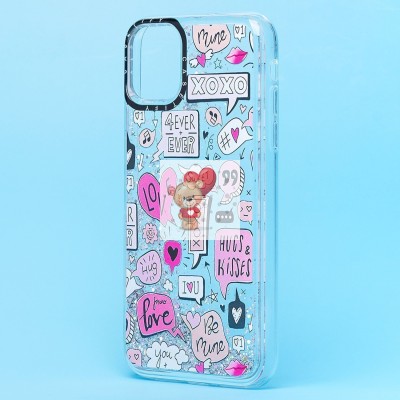 Чехол-накладка для Apple iPhone 11 (многоцветный) - (002) - SC334