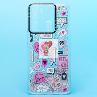 Чехол-накладка для Tecno Spark 8c - (002) (многоцветный) - SC334 Чехол-накладка для Tecno Spark 8c - (002) (многоцветный) - SC334