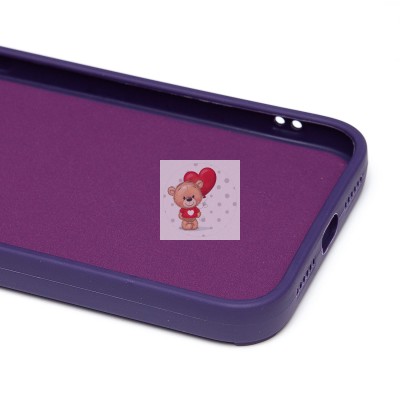 Чехол-накладка для Apple iPhone 11 (кот) (фиолетовый) - SC335