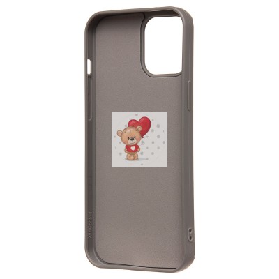 Чехол-накладка для Apple iPhone 12 Pro Max (тигр) (серый) - SC335 Чехол-накладка для Apple iPhone 12 Pro Max (тигр) (серый) - SC335