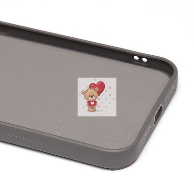 Чехол-накладка для Apple iPhone 12 Pro Max (тигр) (серый) - SC335 Чехол-накладка для Apple iPhone 12 Pro Max (тигр) (серый) - SC335