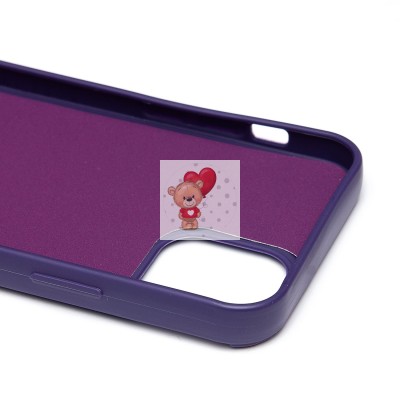 Чехол-накладка для Apple iPhone 12 Pro (кот) (фиолетовый) - SC335