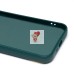 Чехол-накладка для Apple iPhone 12 (медведь) (темно-зеленый) - SC335