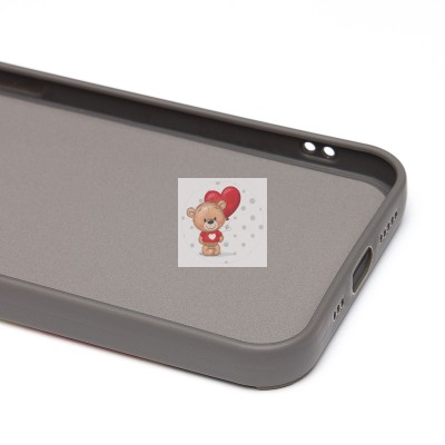 Чехол-накладка для Apple iPhone 12 (панда) (серый) - SC335