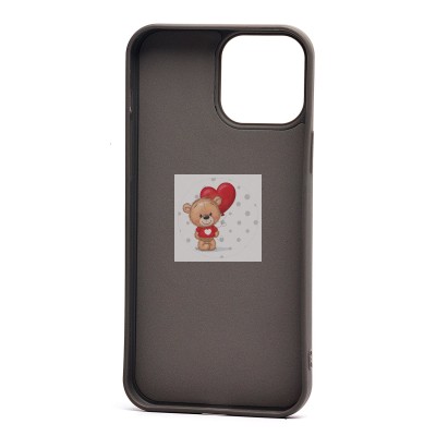 Чехол-накладка для Apple iPhone 13 Pro Max (панда) (серый) - SC335