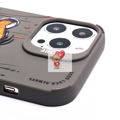 Чехол-накладка для Apple iPhone 13 Pro Max (тигр) (серый) - SC335