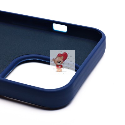 Чехол-накладка для Apple iPhone 13 Pro (овечка) (темно-синий) - SC335