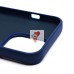Чехол-накладка для Apple iPhone 13 Pro (овечка) (темно-синий) - SC335