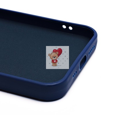 Чехол-накладка для Apple iPhone 13 Pro (овечка) (темно-синий) - SC335